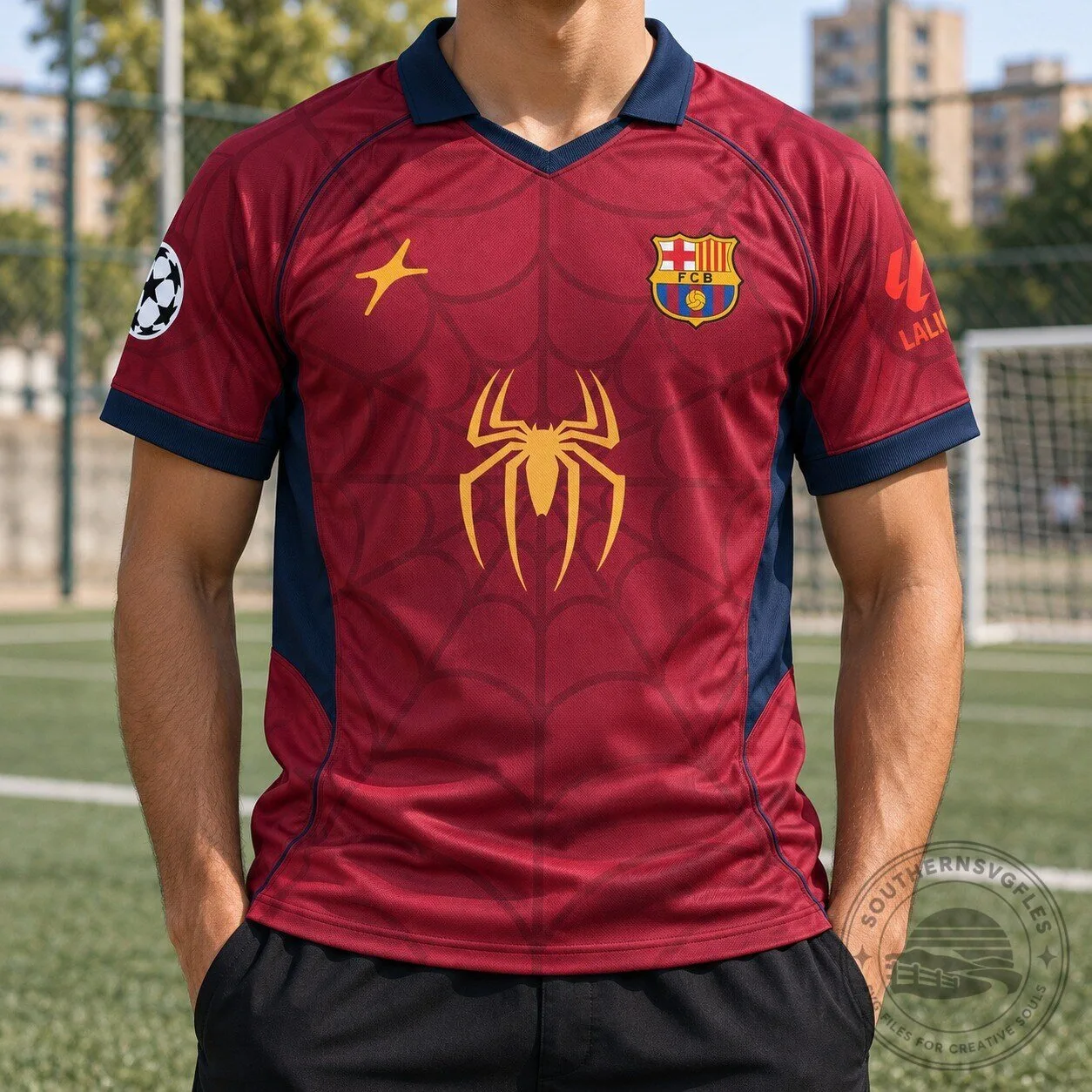 BARCELONA x SPIDER-MAN Jersey Shirt Unique Edition 9 BARCELONA x SPIDER-MAN Jersey Shirt Unique Edition