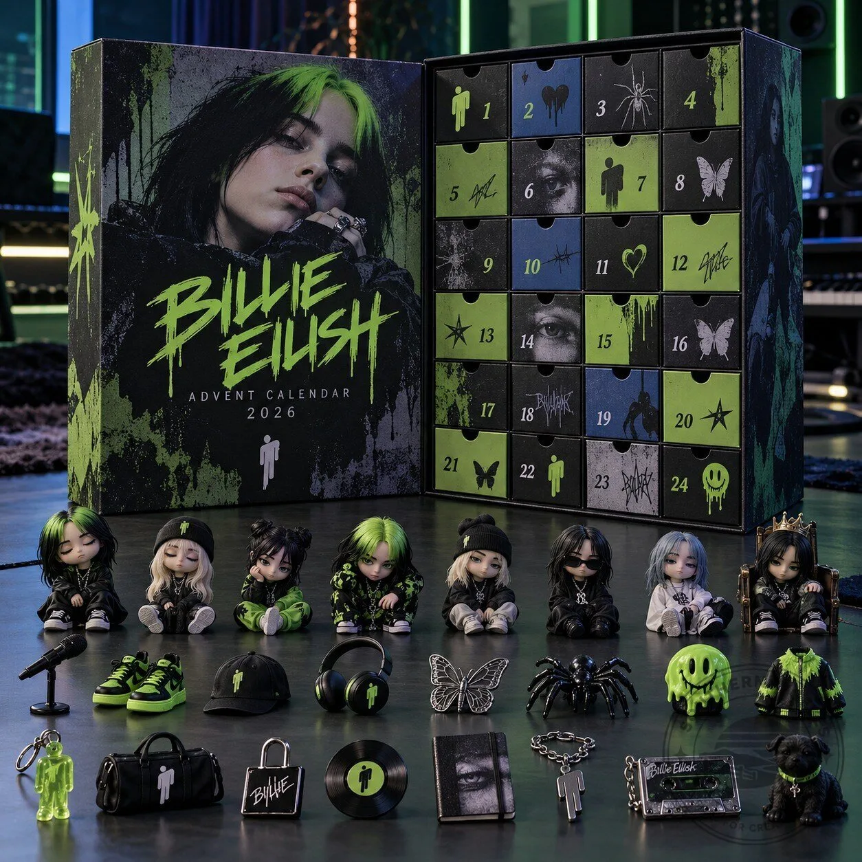 Billie Eilish Advent Calendar 2026 Fan Christmas Countdown