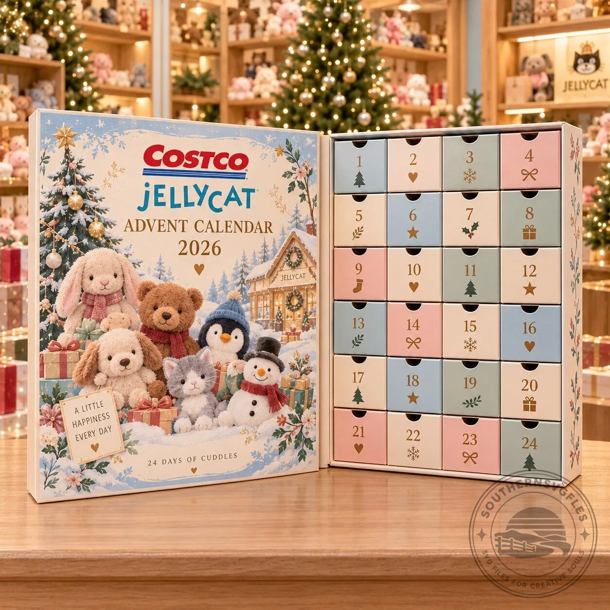 Costco Jellycat Cutie Christmas Countdown Advent Calendar 2026 6 Costco Jellycat Cutie Christmas Countdown Advent Calendar 2026
