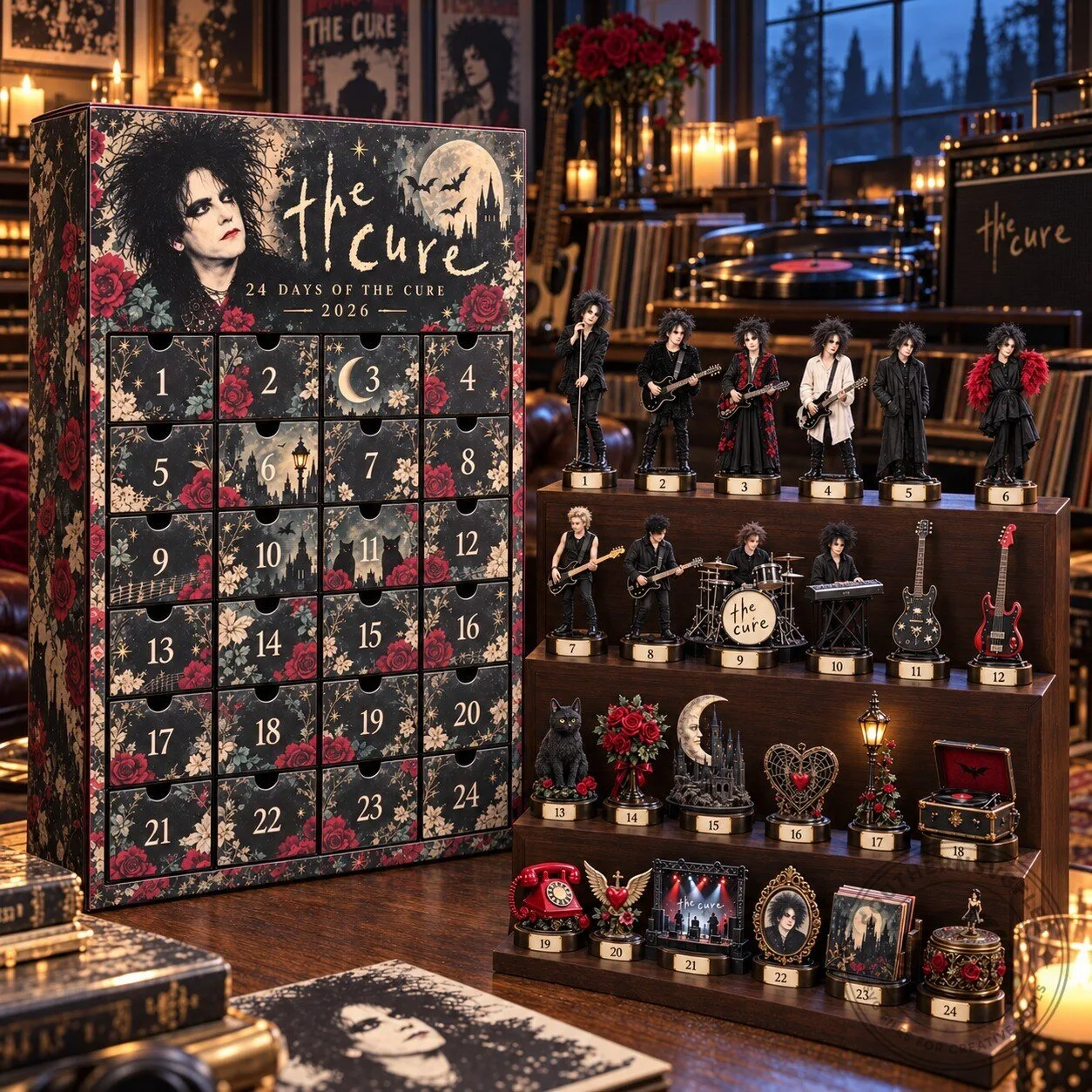 The Cure Advent Calendar 2026 -14-Day Gothic Gift Box for Music Fans